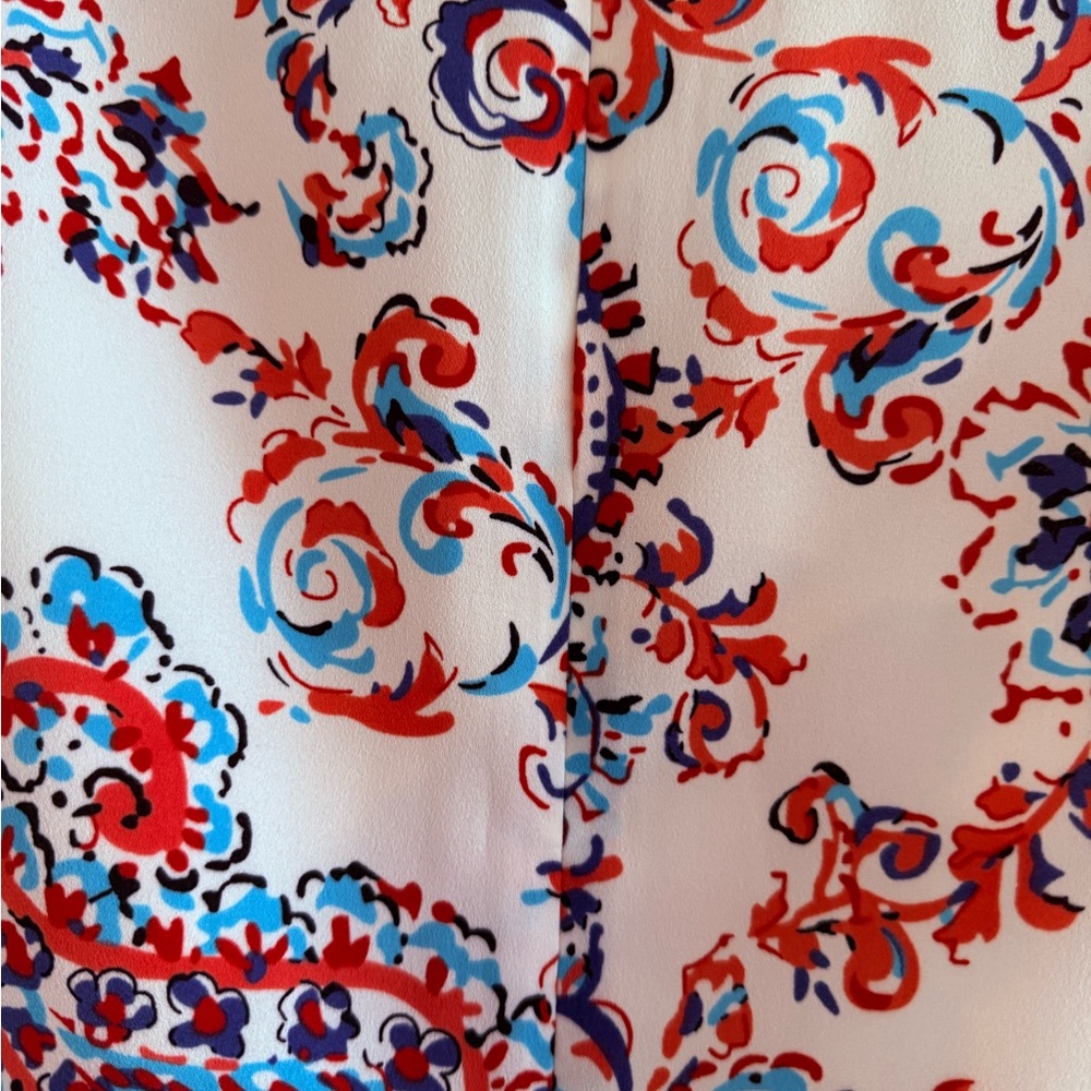 Talbots Multicolor Paisley Sleeveless Dress - Picture 7 of 10
